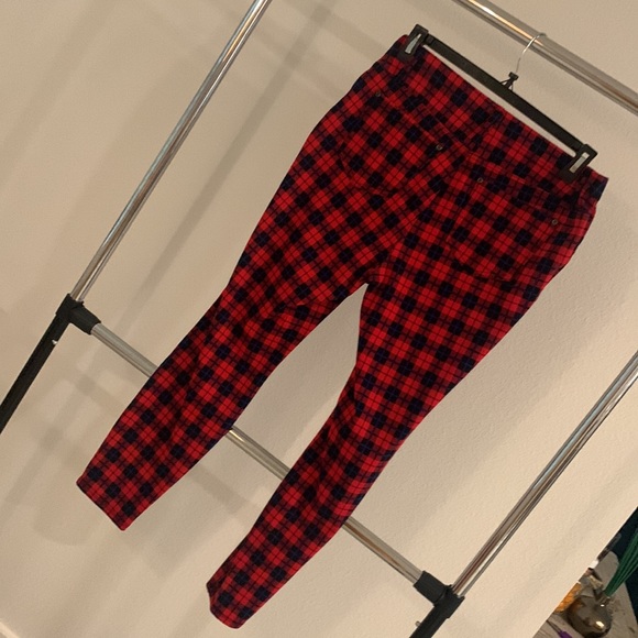 Plaid jeggings - Picture 3 of 5